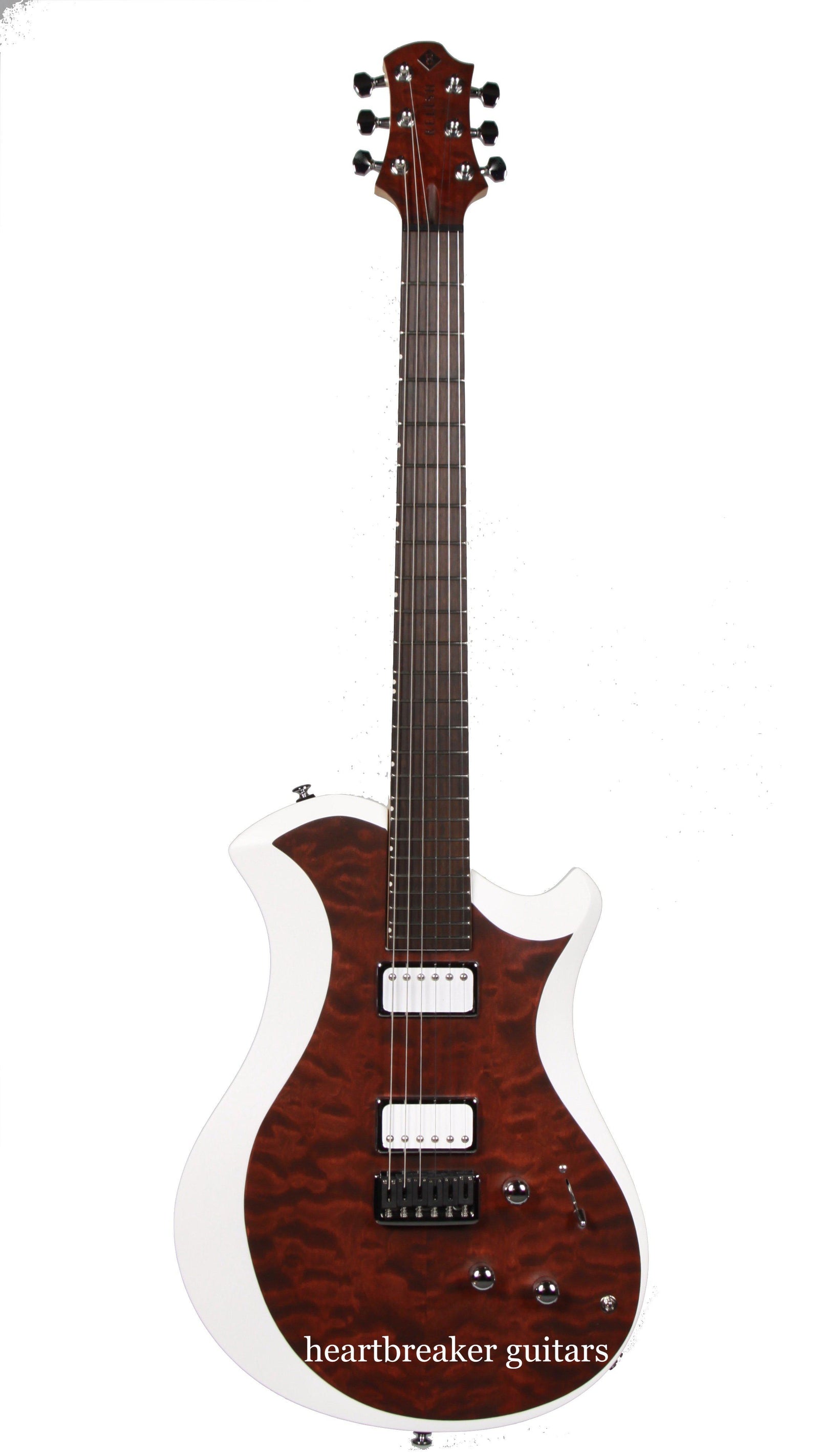 Relish Mary One with Pick Up Swapping and Piezo Bordeaux St. Curly Maple - Relish Guitars - Heartbreaker Guitars