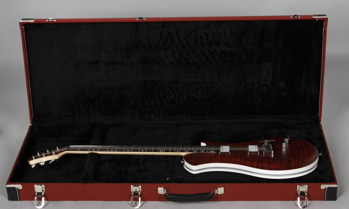 Relish Flamed Bordeaux Mary with Piezo and Pickup Swapping #190015 - Relish Guitars - Heartbreaker Guitars