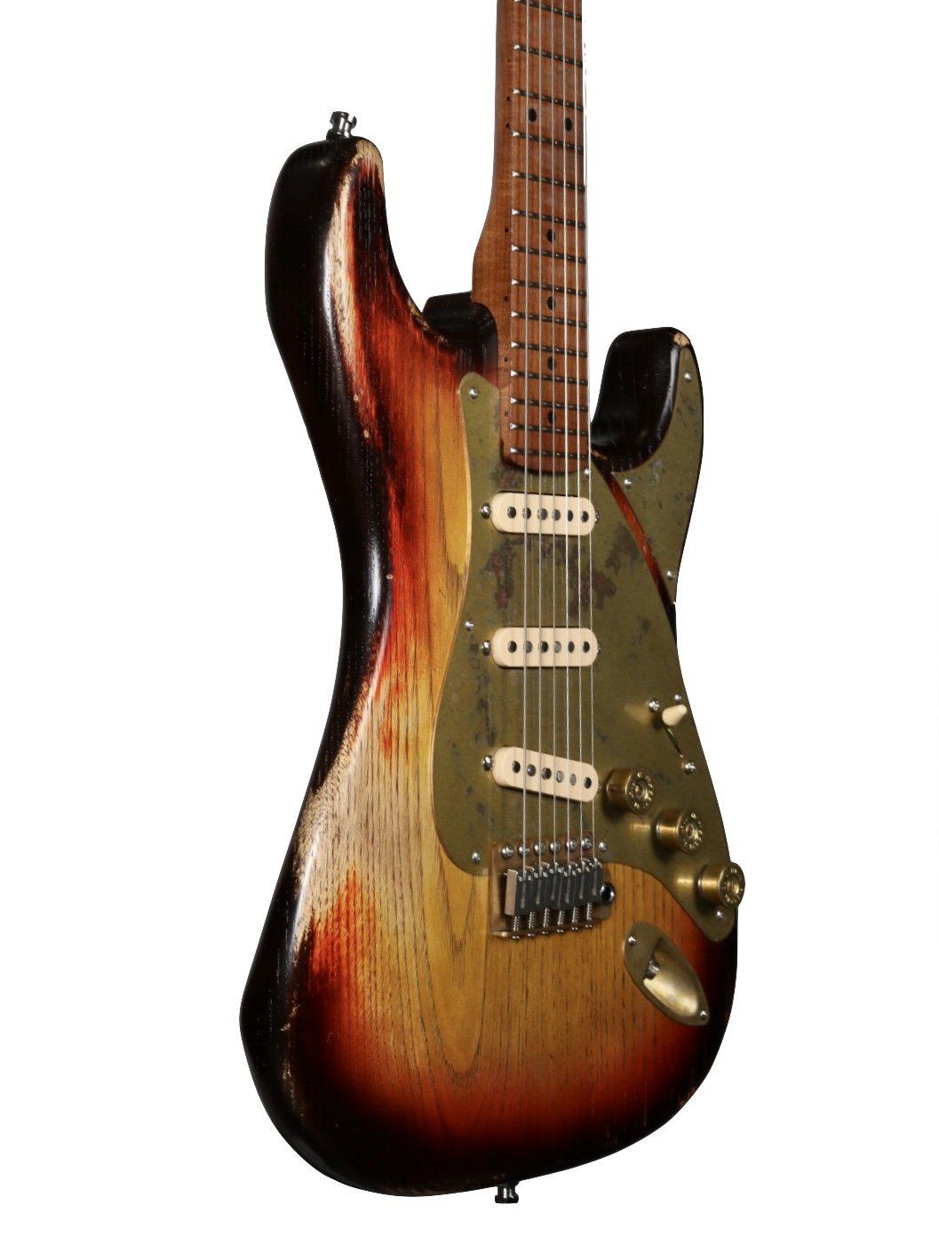 Paoletti Stratospheric Loft SSS 3-Tone Sunburst - Paoletti - Heartbreaker Guitars