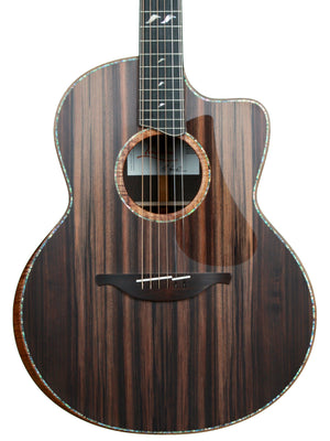 Lowden F50c Brazilian Rosewood Sinker Redwood with Bevel, 38 and GL Leaf Inlay - Heartbreaker Guitars - Heartbreaker Guitars