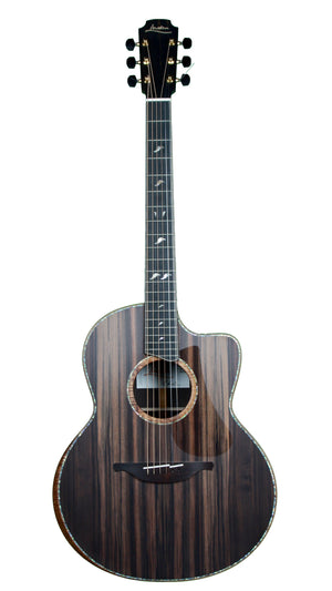 Lowden F50c Brazilian Rosewood Sinker Redwood with Bevel, 38 and GL Leaf Inlay - Heartbreaker Guitars - Heartbreaker Guitars