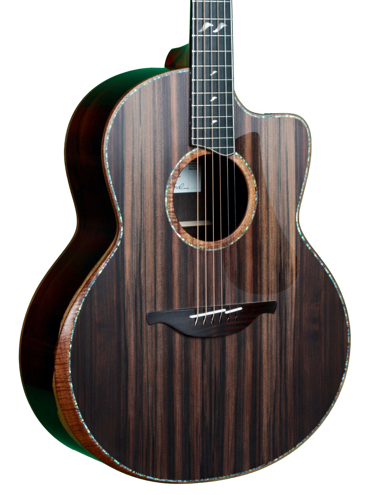 Lowden F50c Brazilian Rosewood Sinker Redwood with Bevel, 38 and GL Leaf Inlay - Heartbreaker Guitars - Heartbreaker Guitars