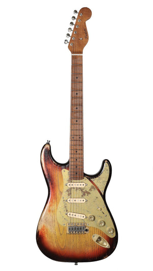 Paoletti Stratospheric Loft SSS 3-Tone Sunburst - Paoletti - Heartbreaker Guitars