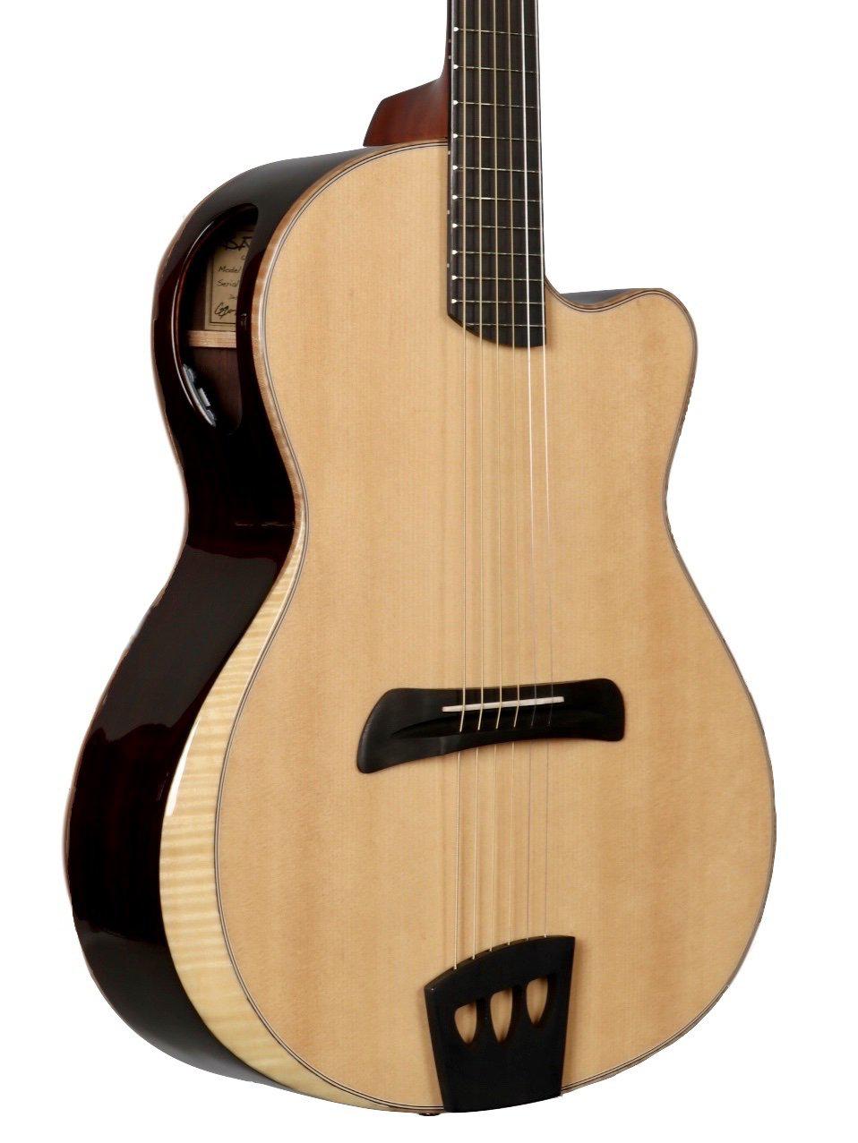Batson Troubadour Sitka Spruce/ East Indian Rosewood #K18050021 - Batson - Heartbreaker Guitars