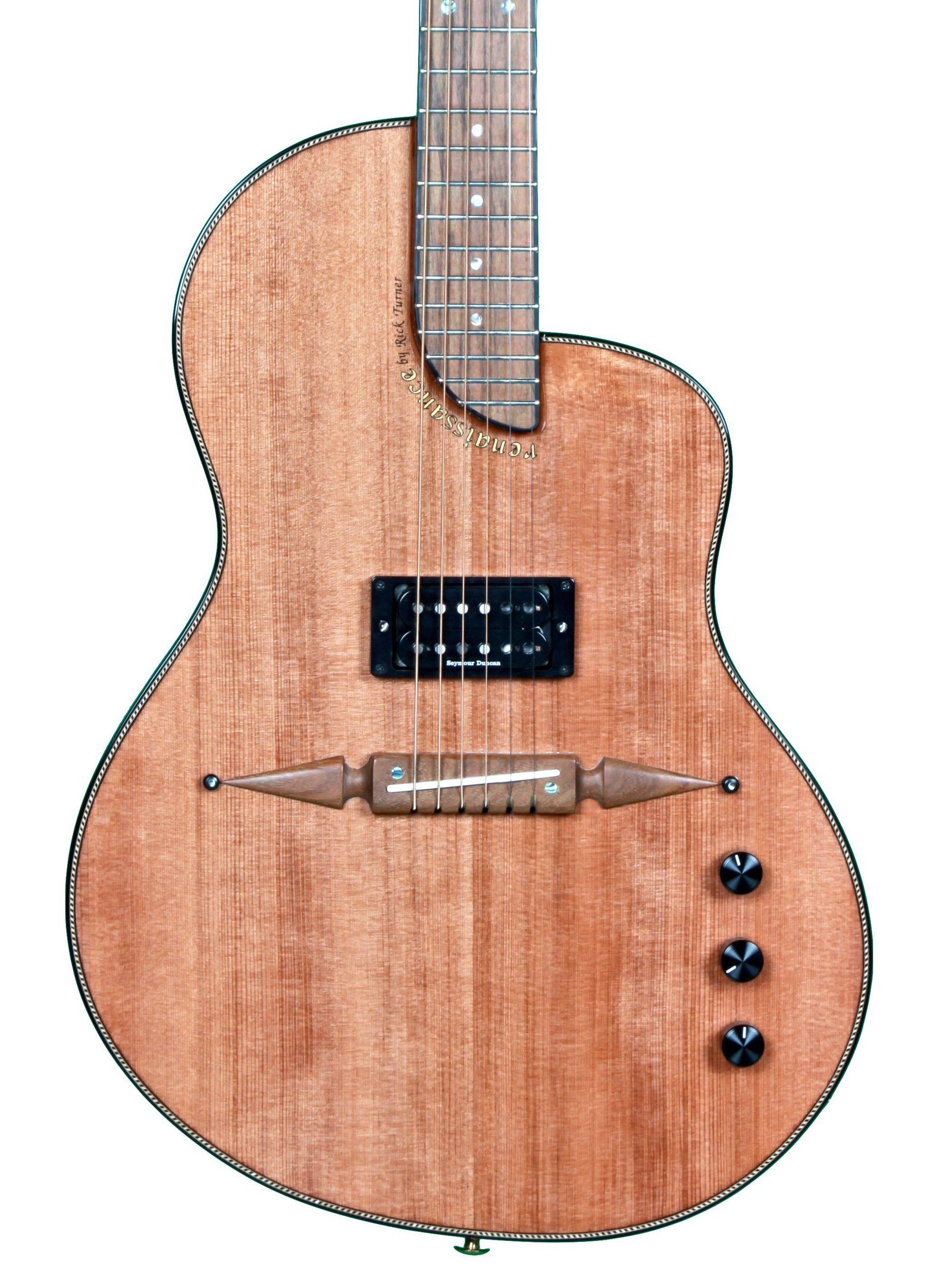 Renaissance RS6 Deuce Custom Redwood Claro Walnut Gotoh Tuners - Rick Turner Guitars - Heartbreaker Guitars