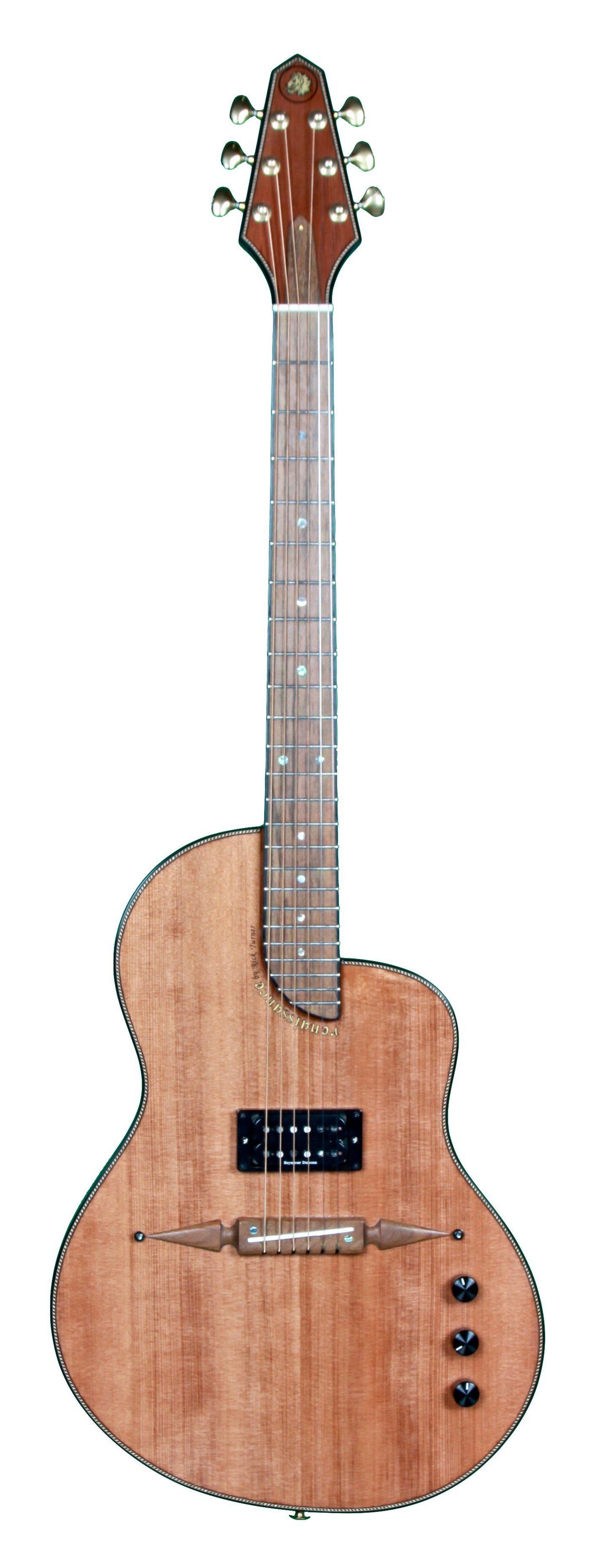 Renaissance RS6 Deuce Custom Redwood Claro Walnut Gotoh Tuners - Rick Turner Guitars - Heartbreaker Guitars