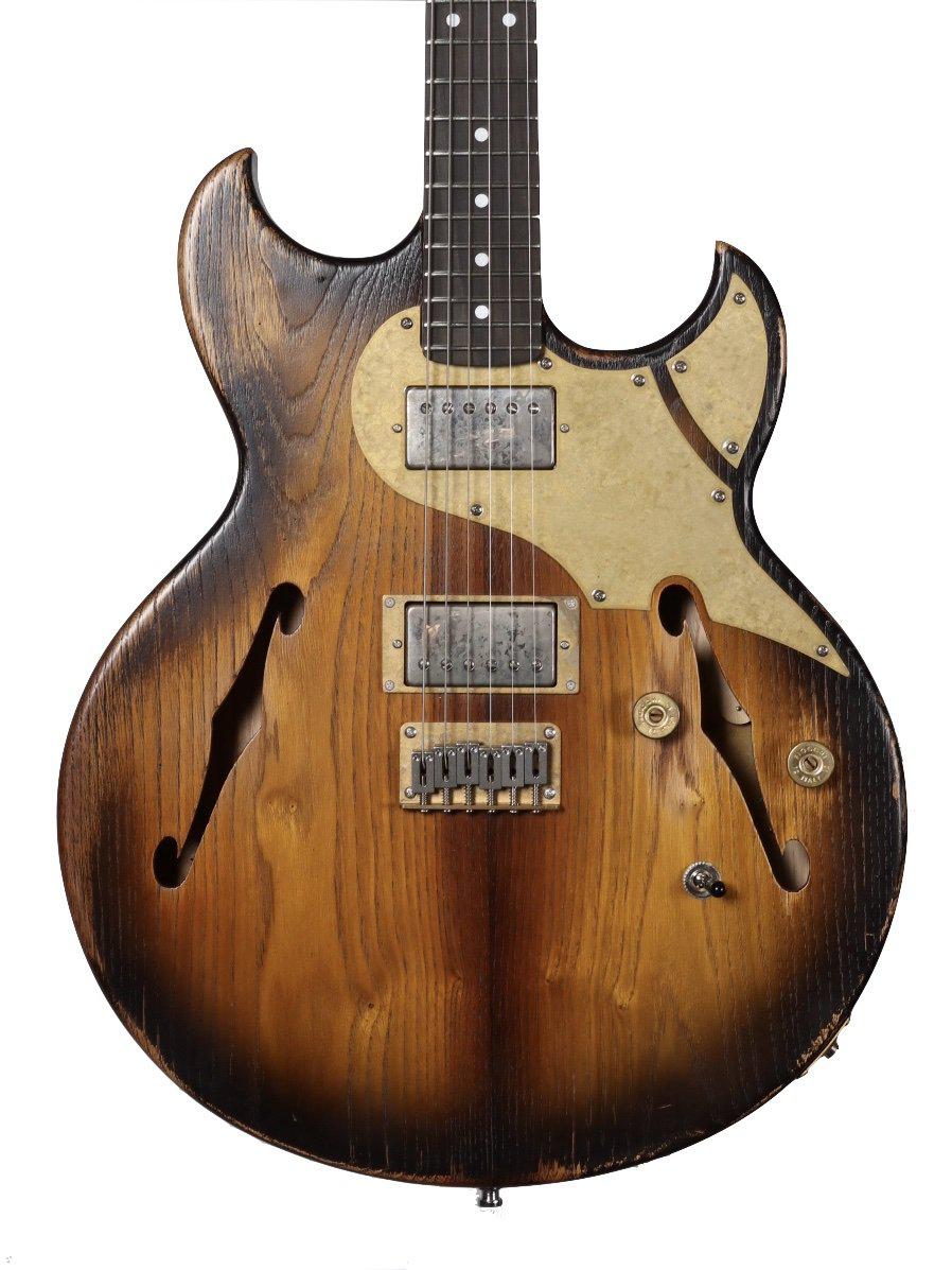 Paoletti Lounge "127" Chestnut with 3 Tone Tobacco Sunburst #77920 - Paoletti - Heartbreaker Guitars