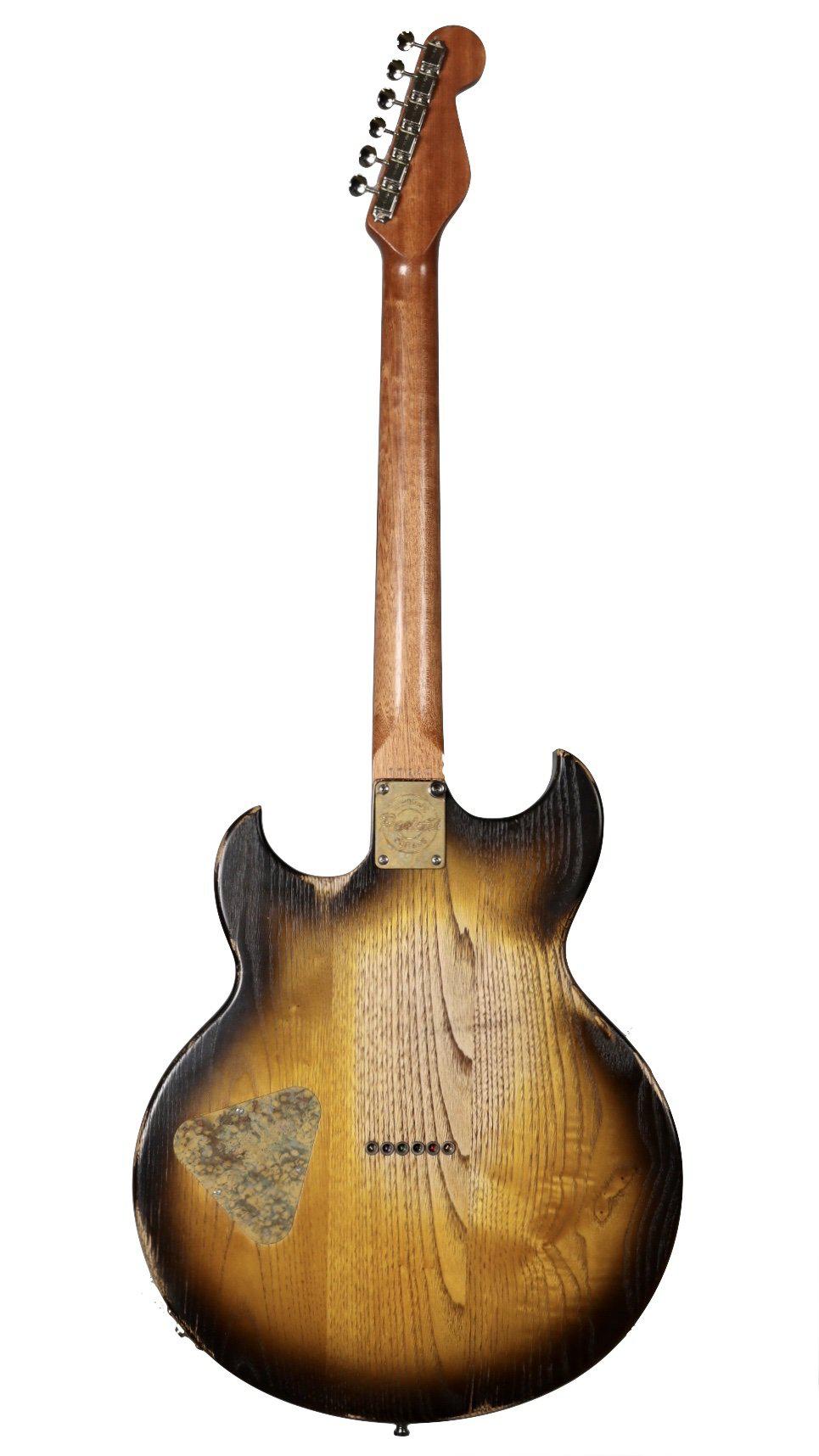 Paoletti Lounge "127" Chestnut with 3 Tone Tobacco Sunburst #77920 - Paoletti - Heartbreaker Guitars