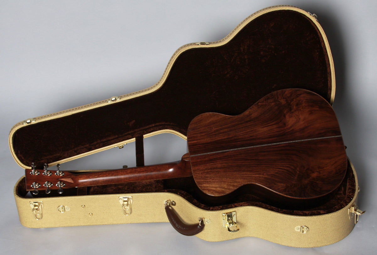 Huss and Dalton Traditional OM with Master Grade Indian Rosewood and Koa Binding with Anthem SL - Huss & Dalton Guitar Company - Heartbreaker Guitars