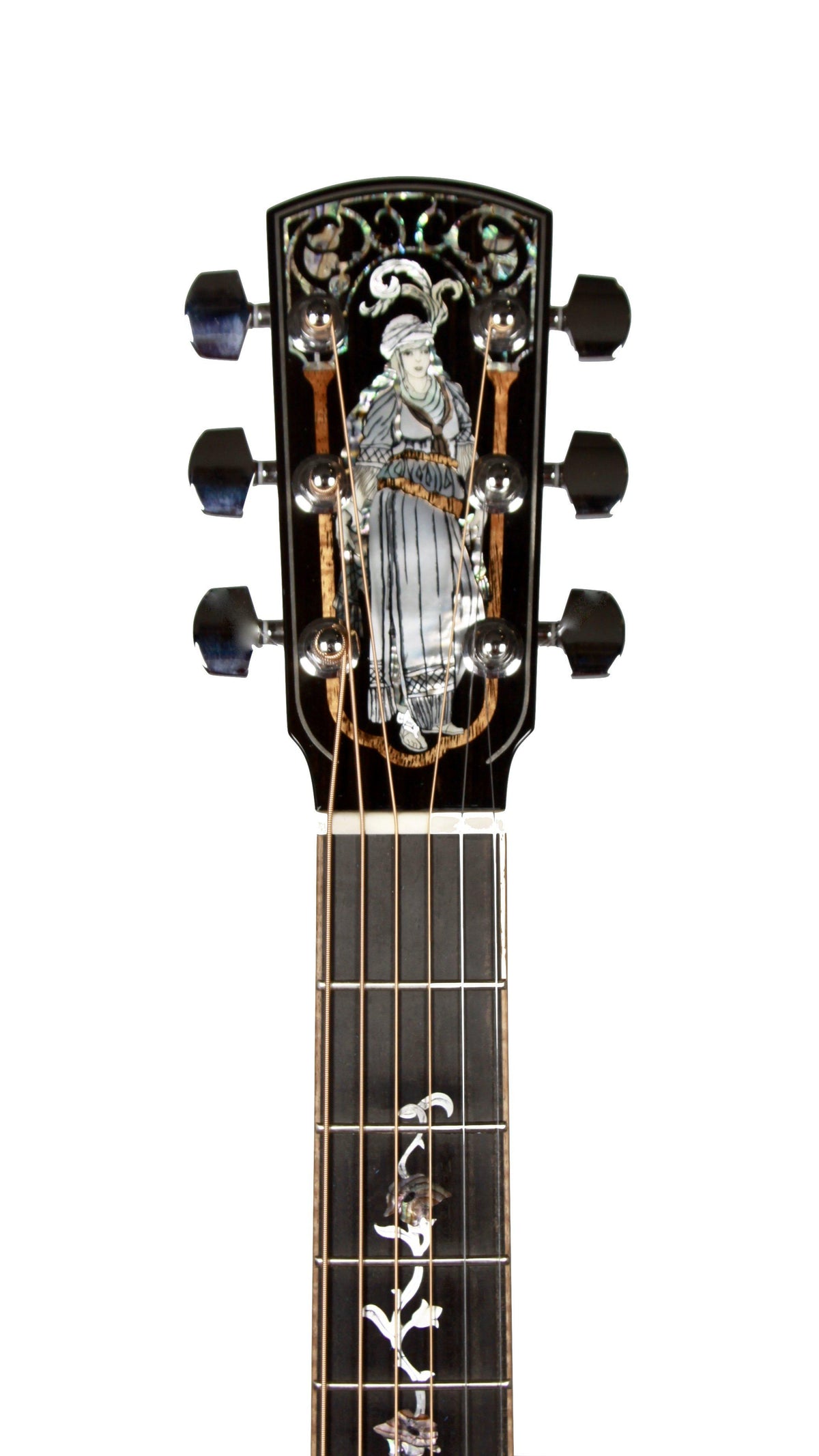 Larrivee OMV-10 Custom Flamed Walnut with Moon Spruce - Larrivee Guitars - Heartbreaker Guitars