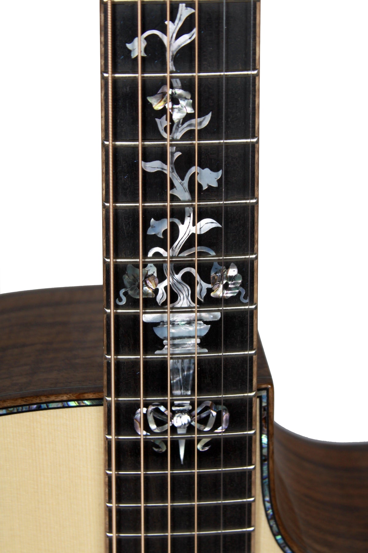 Larrivee OMV-10 Custom Flamed Walnut with Moon Spruce - Larrivee Guitars - Heartbreaker Guitars
