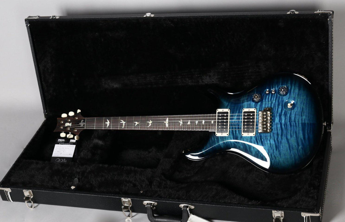 PRS Custom 24 35th Anniversary Pattern Thin Aqua Marine Smokewrap Burst Serial #310130 - Paul Reed Smith Guitars - Heartbreaker Guitars