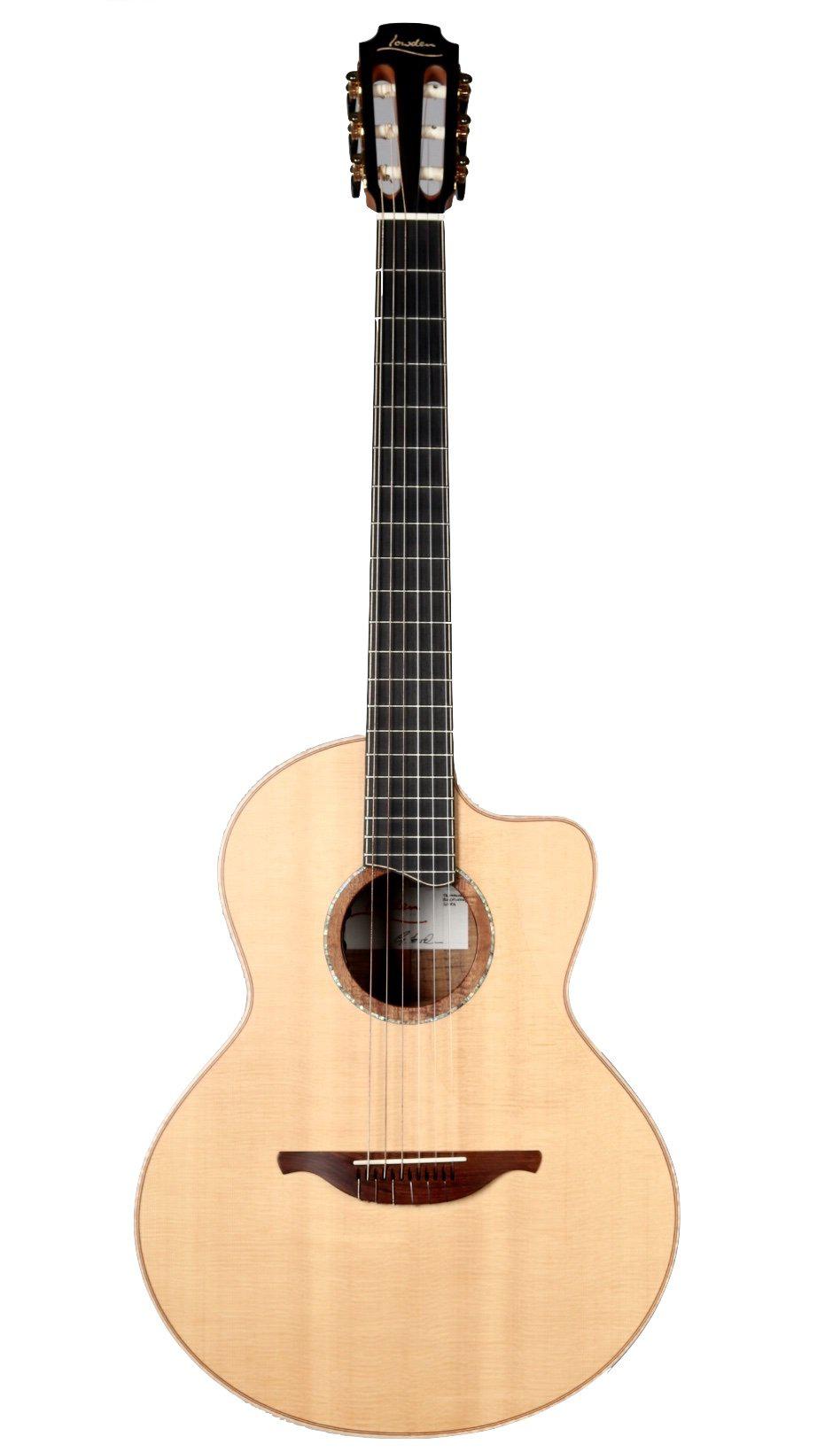 Pre-Owned Lowden S50J Nylon Jazz Model Tasmanian Blackwood w. Custom Hoffee Case! - Lowden Guitars - Heartbreaker Guitars