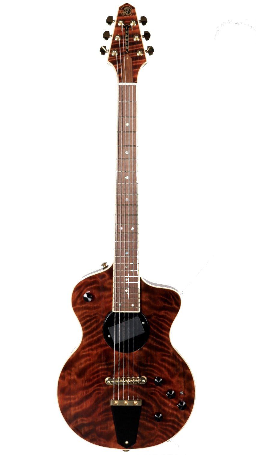 Rick Turner Model 1 Featherweight Custom Curly Redwood #5514 - Rick Turner Guitars - Heartbreaker Guitars