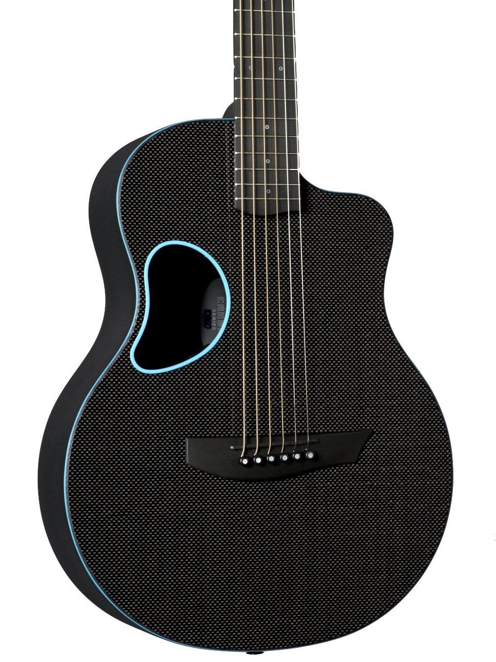 McPherson Carbon Fiber Touring Blue Trim Original Pattern #10860 - McPherson Guitars - Heartbreaker Guitars