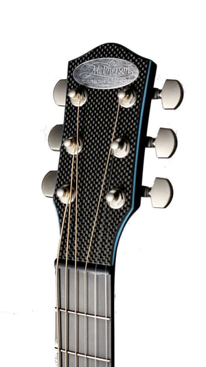 McPherson Carbon Fiber Touring Blue Trim Original Pattern #10860 - McPherson Guitars - Heartbreaker Guitars