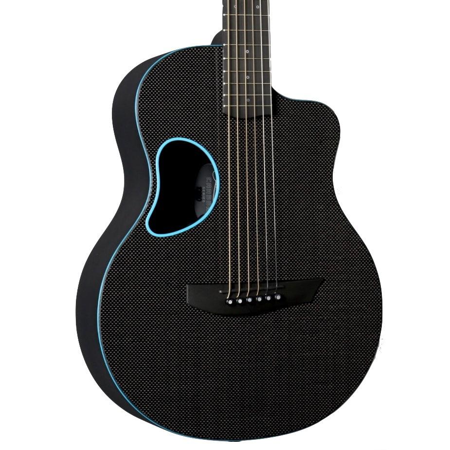 McPherson Carbon Fiber Touring Blue Trim Original Pattern #10860 - McPherson Guitars - Heartbreaker Guitars