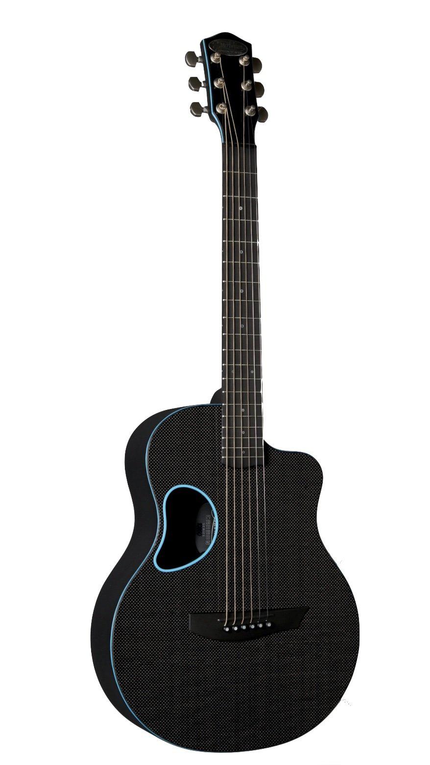 McPherson Carbon Fiber Touring Blue Trim Original Pattern #10860 - McPherson Guitars - Heartbreaker Guitars