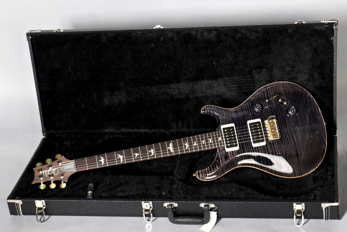 Paul Reed Smith Custom 24-08 Pattern Regular 10 Top in Gray Black - Paul Reed Smith Guitars - Heartbreaker Guitars