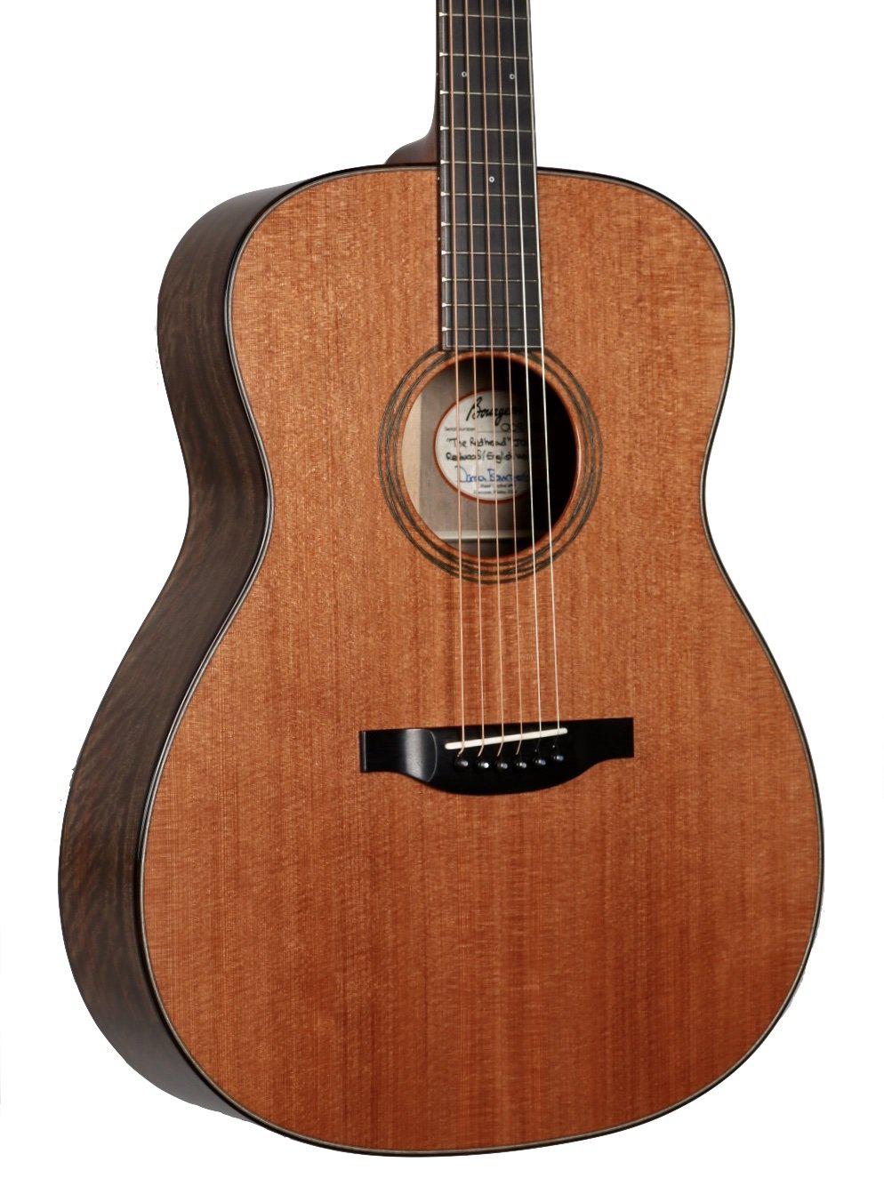 Bourgeois JOMT Redwood/Figured English Walnut #8498 - Bourgeois Guitars - Heartbreaker Guitars