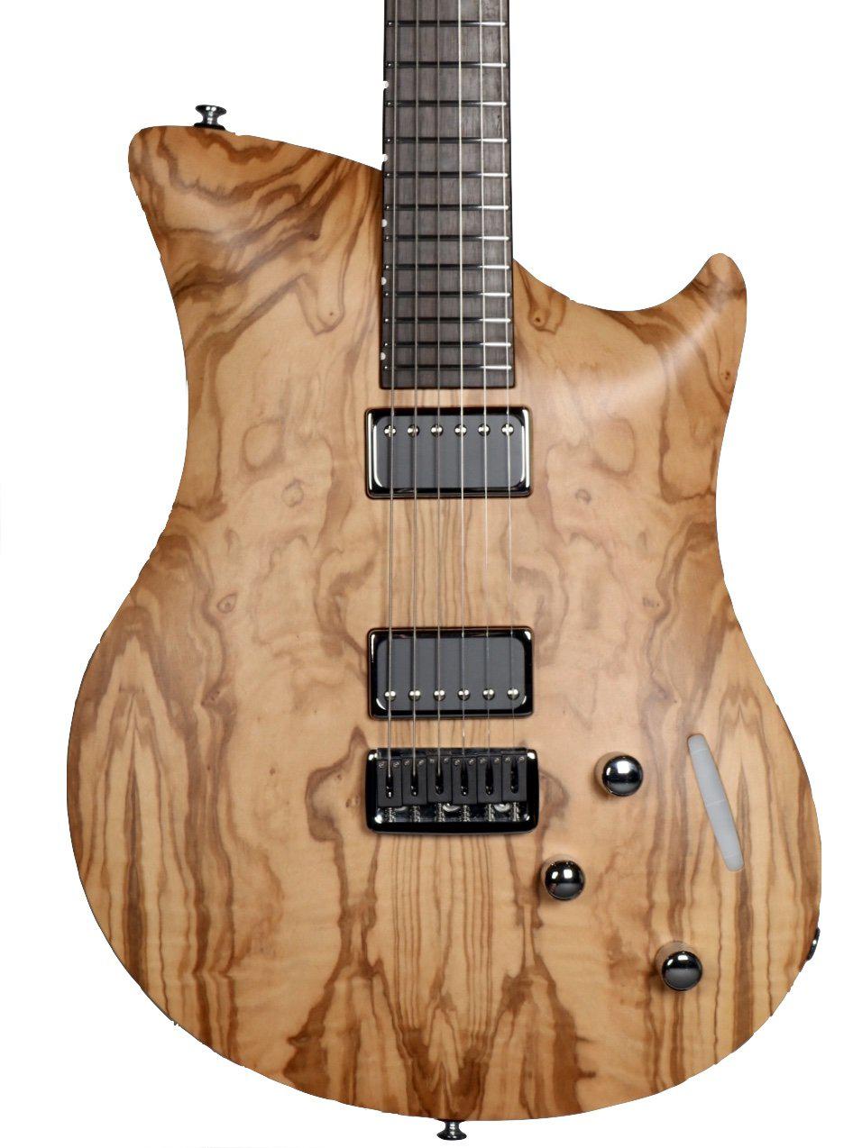 Relish Olive Jane with Pick Up Swapping (Highly Figured) - Relish Guitars - Heartbreaker Guitars