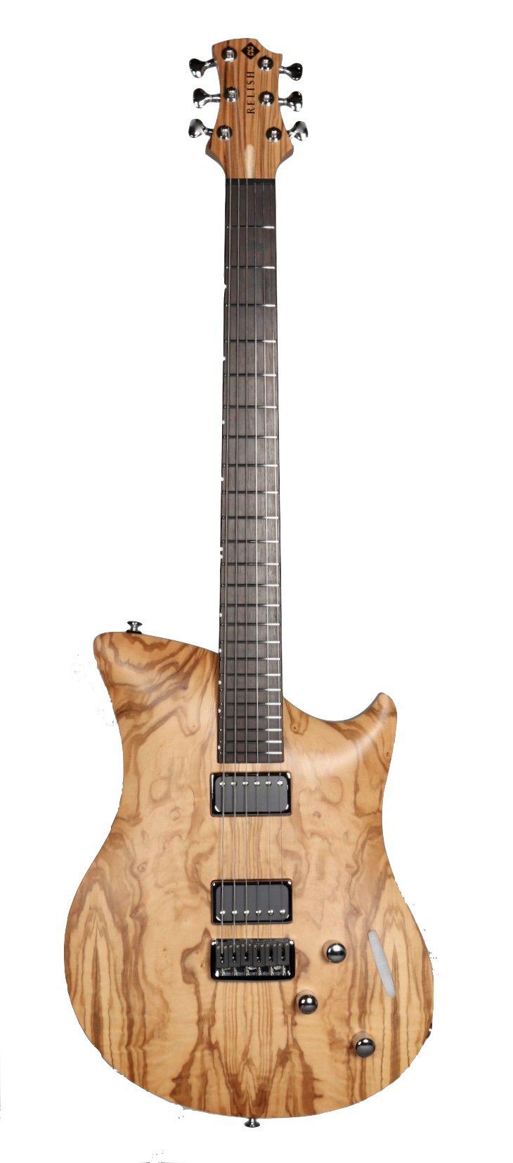 Relish Olive Jane with Pick Up Swapping (Highly Figured) - Relish Guitars - Heartbreaker Guitars