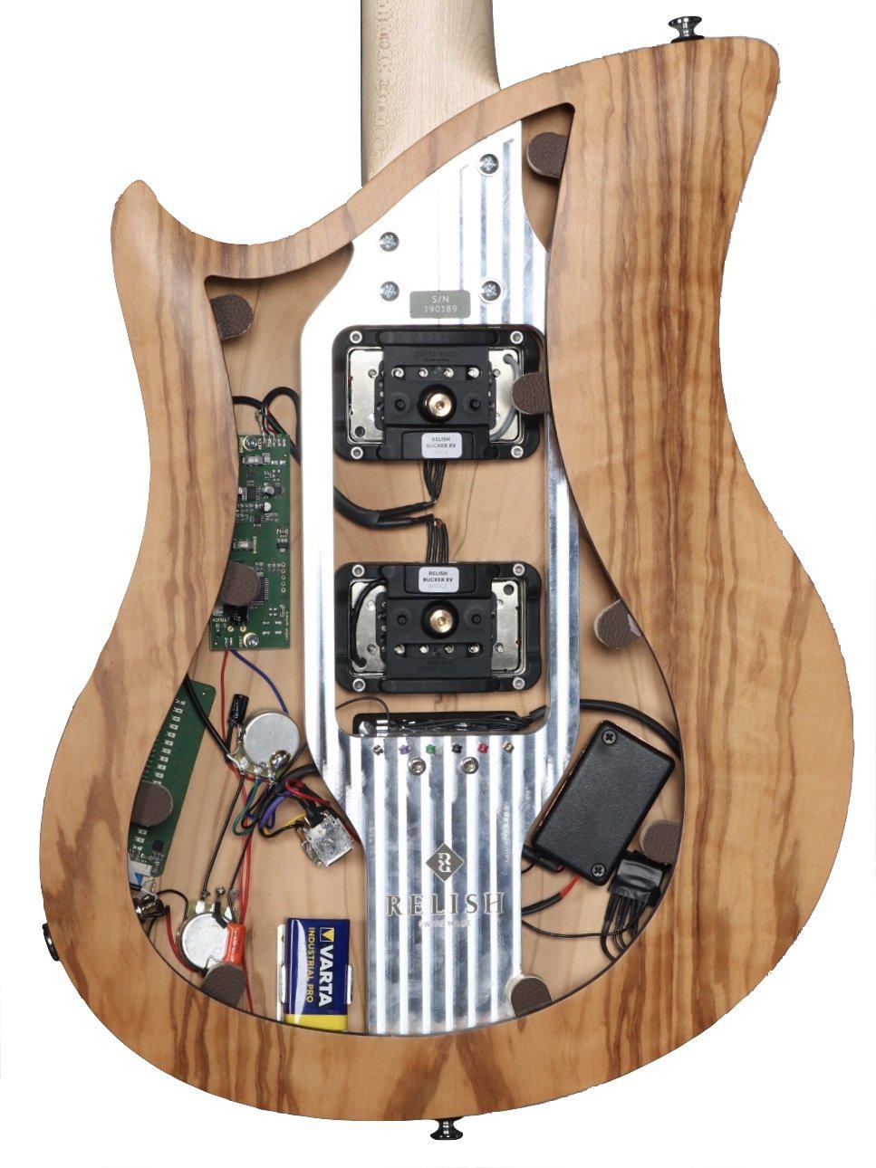 Relish Olive Jane with Pick Up Swapping (Highly Figured) - Relish Guitars - Heartbreaker Guitars