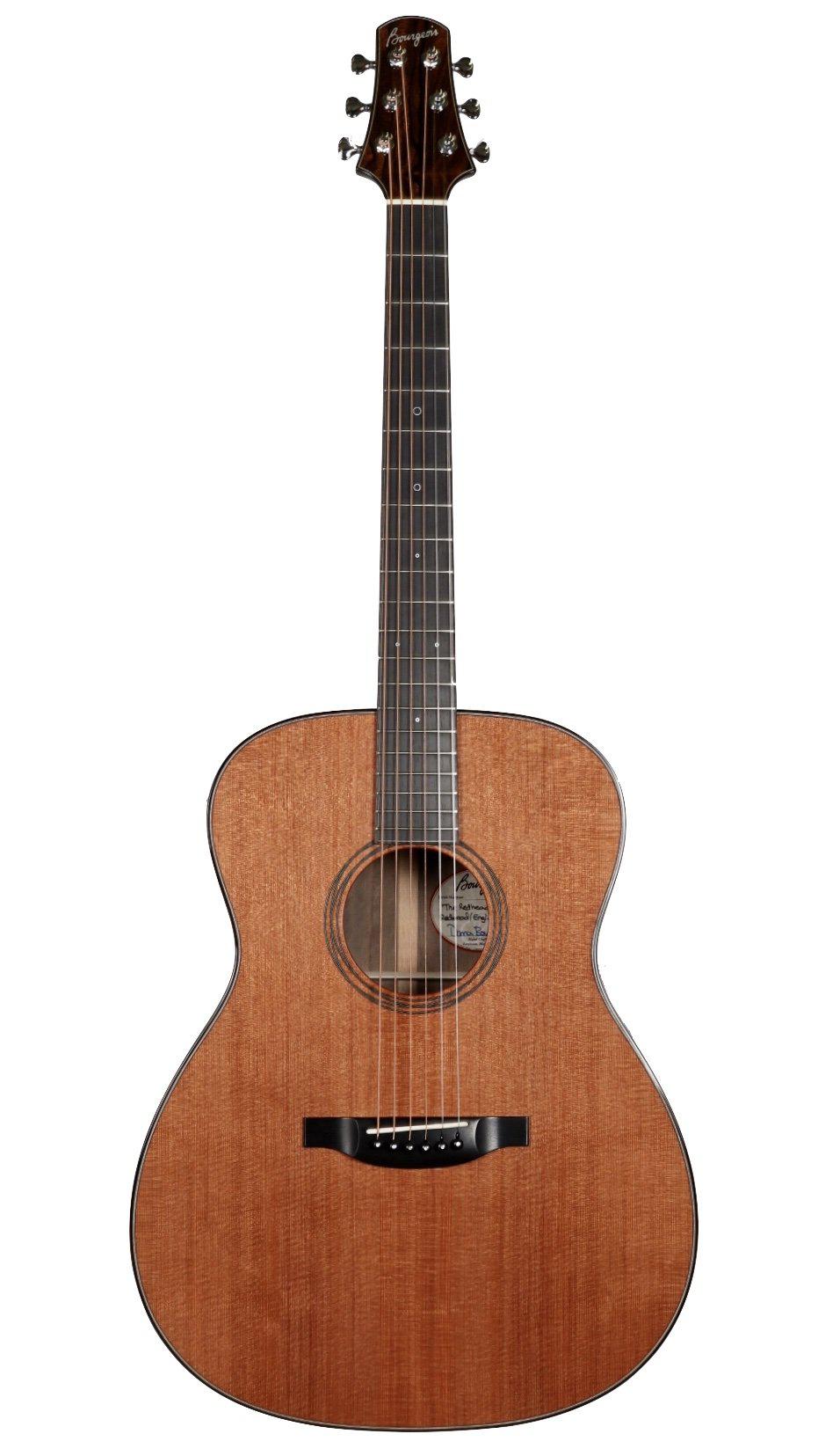 Bourgeois JOMT Redwood/Figured English Walnut #8498 - Bourgeois Guitars - Heartbreaker Guitars