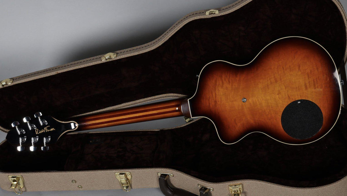 Rick Turner Model 1 Custom Featherweight Quilted Maple Burst - Rick Turner Guitars - Heartbreaker Guitars