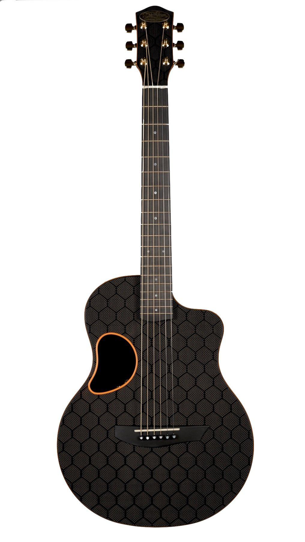 McPherson Carbon Fiber Touring Guitar with Gold Hardware, Honeycomb pattern  #GCTH9840 - McPherson Guitars - Heartbreaker Guitars