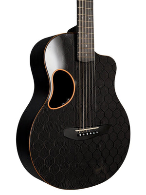 McPherson Carbon Fiber Touring Guitar with Gold Hardware, Honeycomb pattern  #GCTH9840 - McPherson Guitars - Heartbreaker Guitars