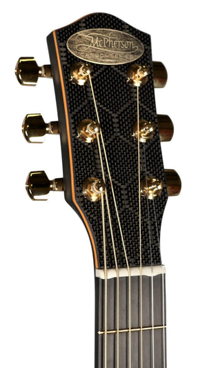 McPherson Carbon Fiber Touring Guitar with Gold Hardware, Honeycomb pattern  #GCTH9840 - McPherson Guitars - Heartbreaker Guitars