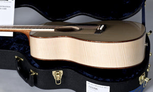 Larrivee OM-09 Alpine Moon Spruce over Flamed Maple w/ Twins & Vine Inlays - Larrivee Guitars - Heartbreaker Guitars
