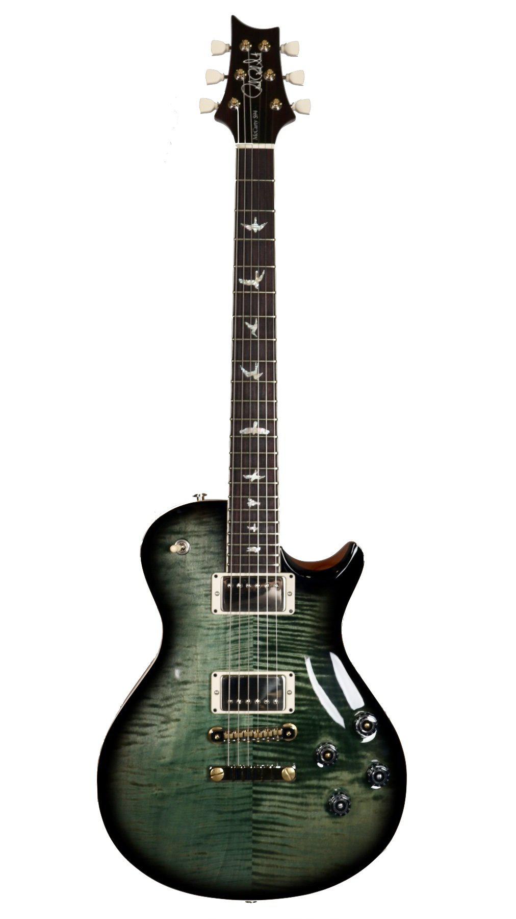 PRS Single Cut McCarty 594 Trampas Green Smoke Burst Pattern Vintage Carve #296870 - Paul Reed Smith Guitars - Heartbreaker Guitars