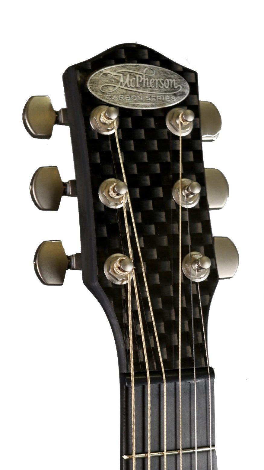 McPherson Touring Carbon Fiber Basket Weave Finish Satin Pearl Hardware  Serial #10499 - McPherson Guitars - Heartbreaker Guitars