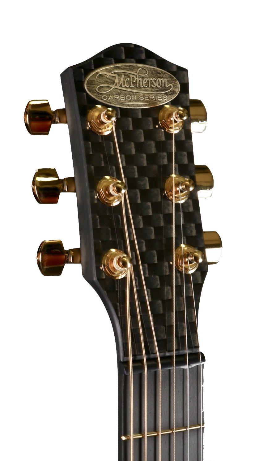 McPherson Touring Carbon Fiber Basket Weave Finish Gold Hardware Serial #10390 - McPherson Guitars - Heartbreaker Guitars