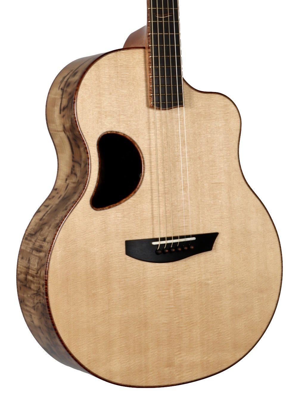 McPherson MG-4.5 Sitka Spruce / Tiger Myrtle with LR Baggs EAS Pickup #2600 - McPherson Guitars - Heartbreaker Guitars